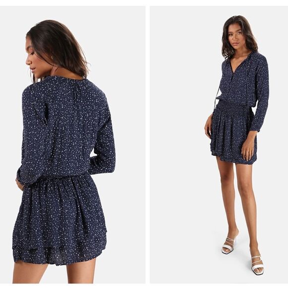 Rails Jasmine Navy Nova Dress Size Medium - Picture 2 of 12